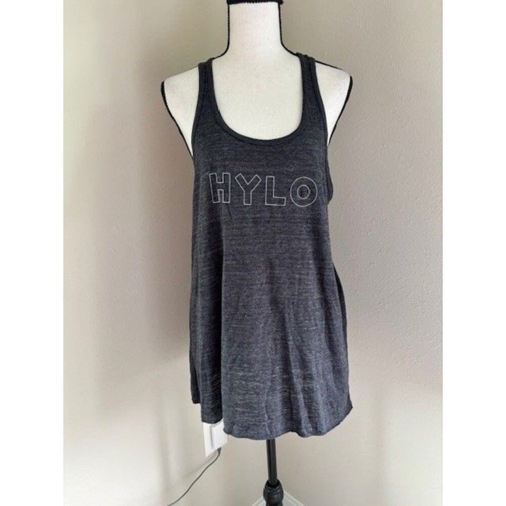 Bella + Canvas HYLO Fitness Racerback Tank Charcoal Grey #88003 Sz XL